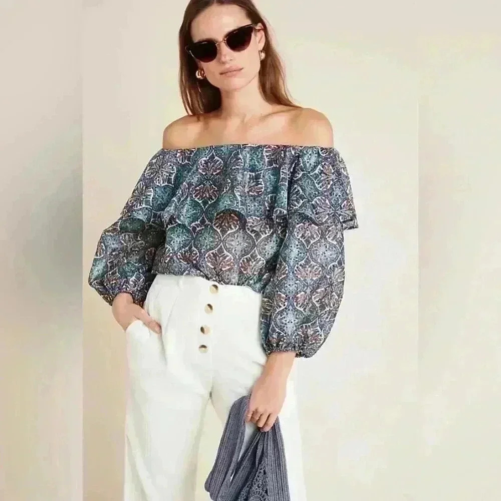Sachin & Babi Musette Blouse Size Medium